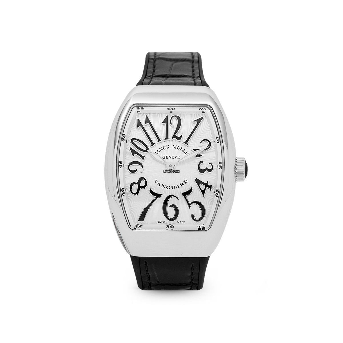 Jam Tangan Franck Muller Vanguard V32 QZ AC.NR BLC.NR AC White