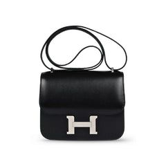 Hermes Constance 18 Black Box Calf PHW W