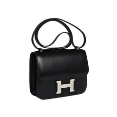 Hermes Constance 18 Black Box Calf PHW W