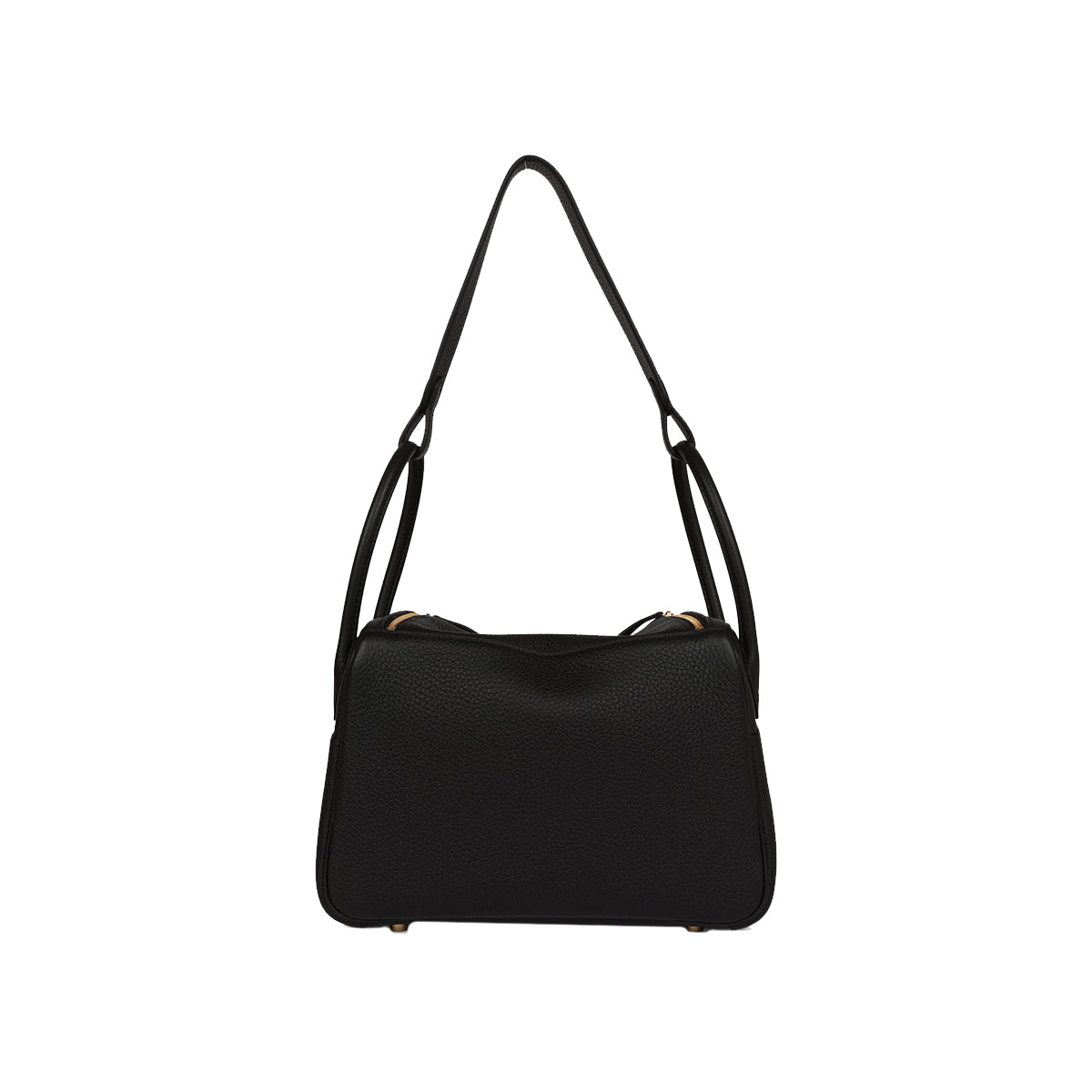 Hermes Lindy 26 Black Clemence GHW W