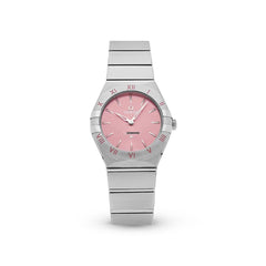 Omega Constellation Quartz 13110286011001 Pink Dial, Bracelet