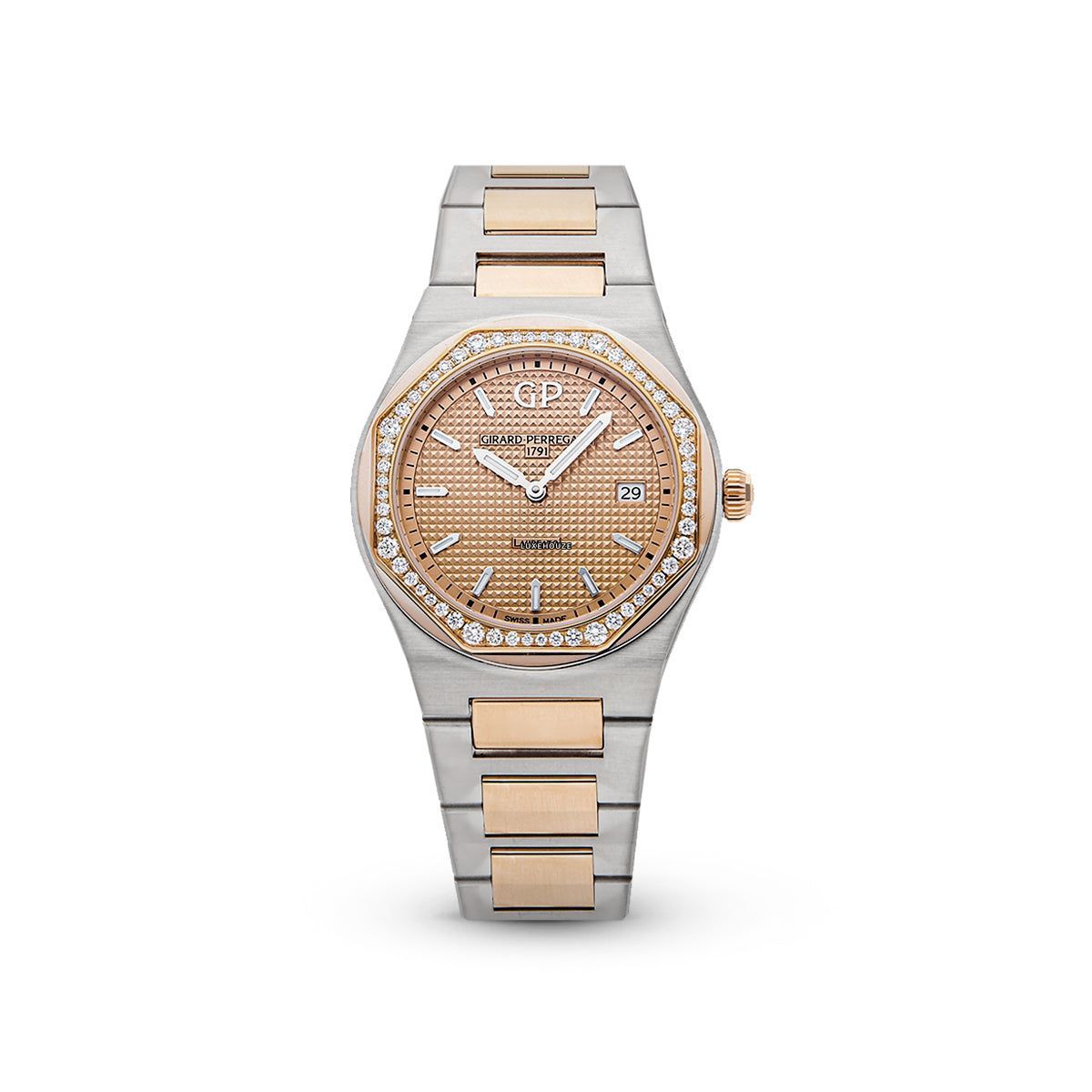 Girard-Perregaux Laureato 34mm 80189D56A331-56A Gold