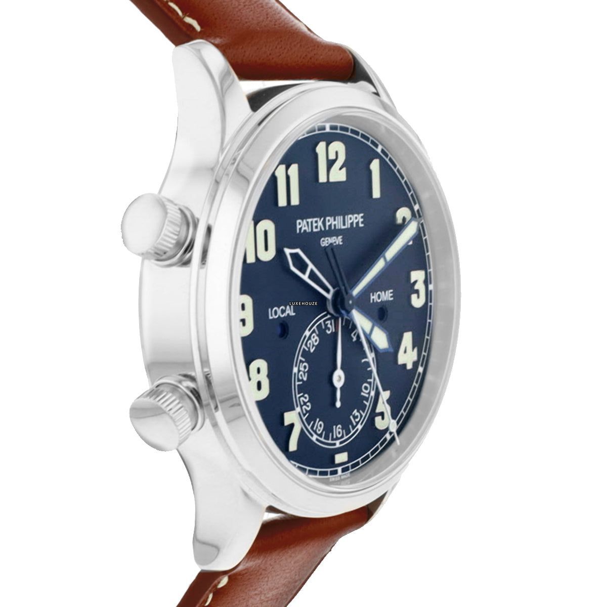 Patek Philippe Calatrava Pilot Travel Time 5524G Blue