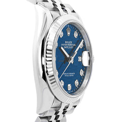 Rolex Datejust 36 126234G Blue Motif Jubilee