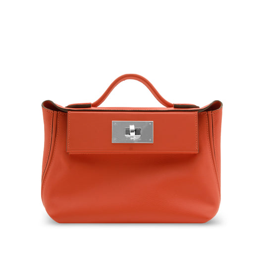 Hermès 2424 Mini Orange Evercolour PHW W