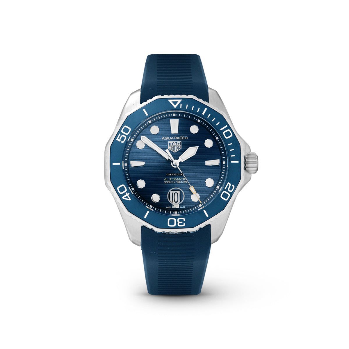 Tag Heuer Aquaracer Professional 300 WBP201B.FT6198 Blue Dial Rubber