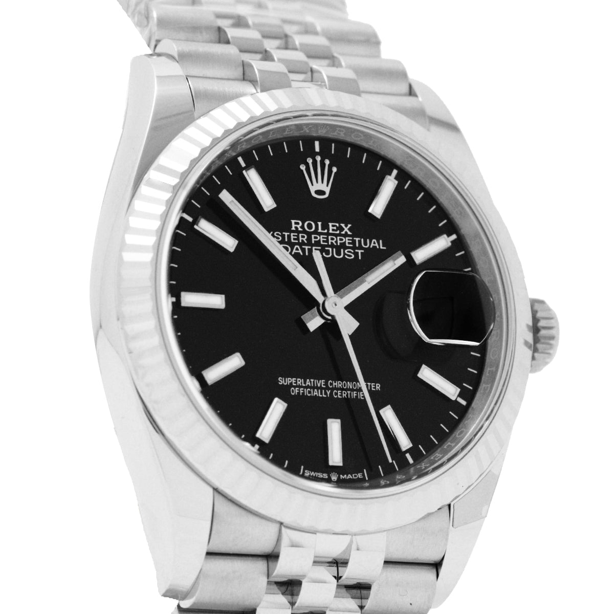 Rolex Datejust 36 126234 Black Index Jubilee