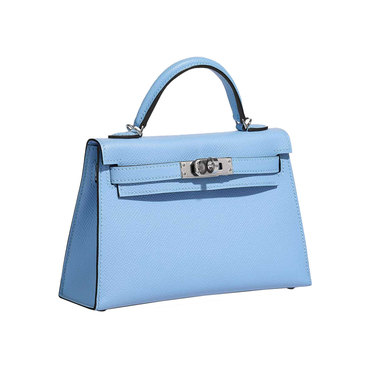 Hermes Kelly 20 Blue Celeste Epsom PHW B
