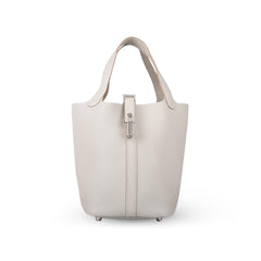 Hermès Picotin 18 Gris Perlè Clemence PHW B
