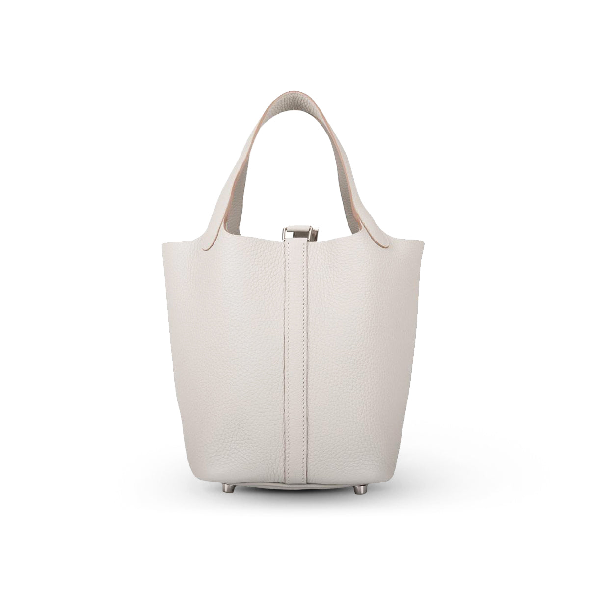 Hermès Picotin 18 Gris Perlè Clemence PHW B
