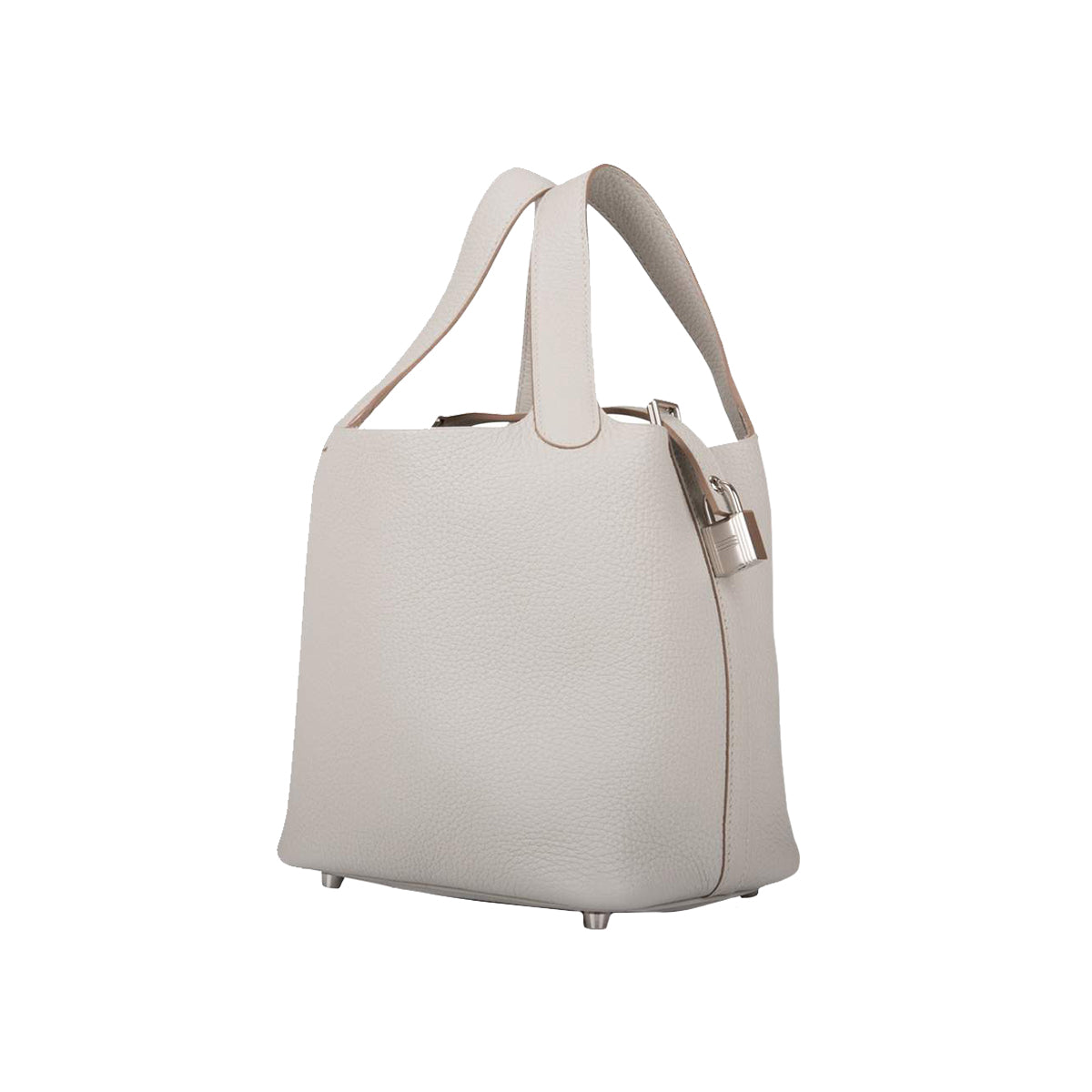 Hermès Picotin 18 Gris Perlè Clemence PHW B