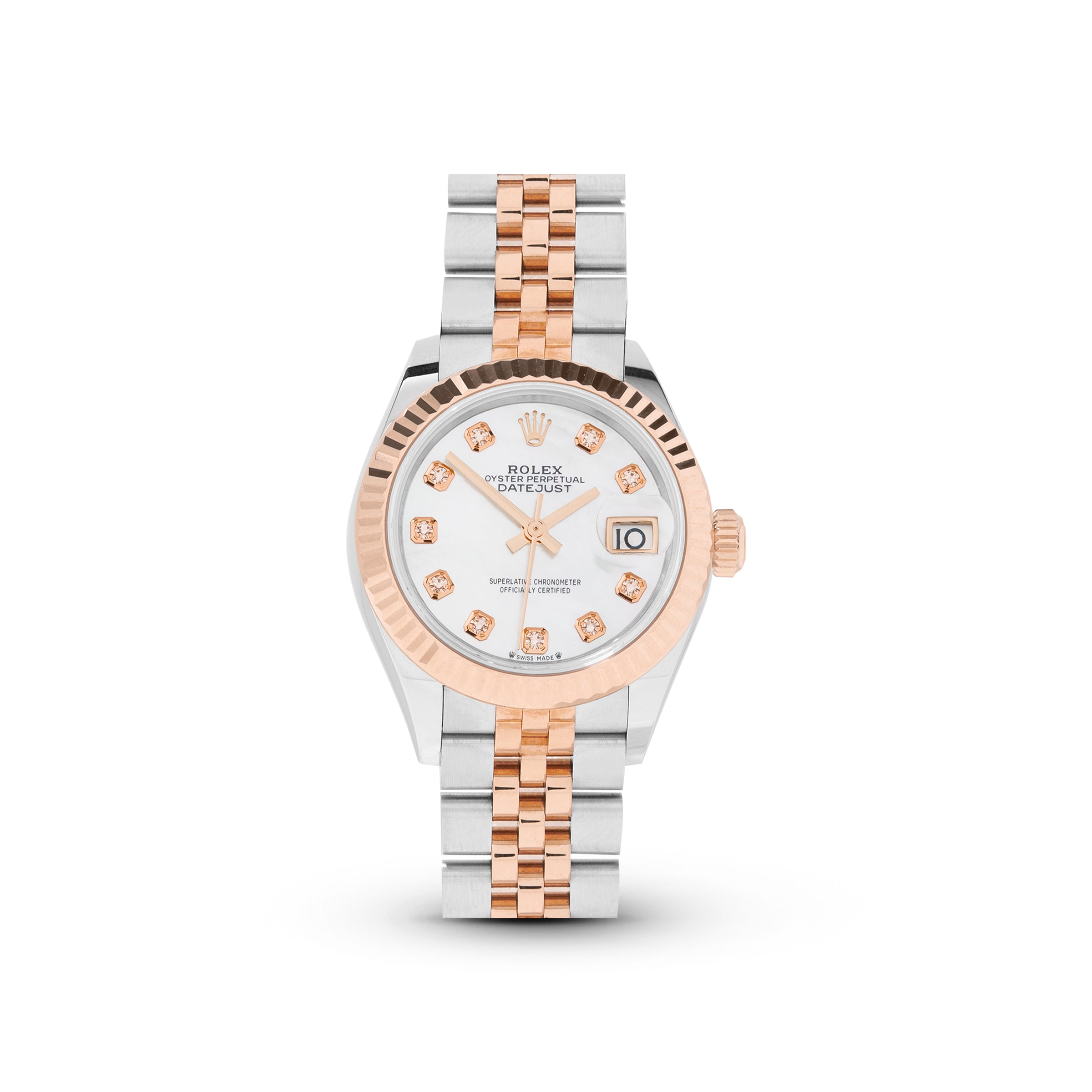 Rolex Lady Datejust 28 279171NG White Mother of Pearl Jubilee