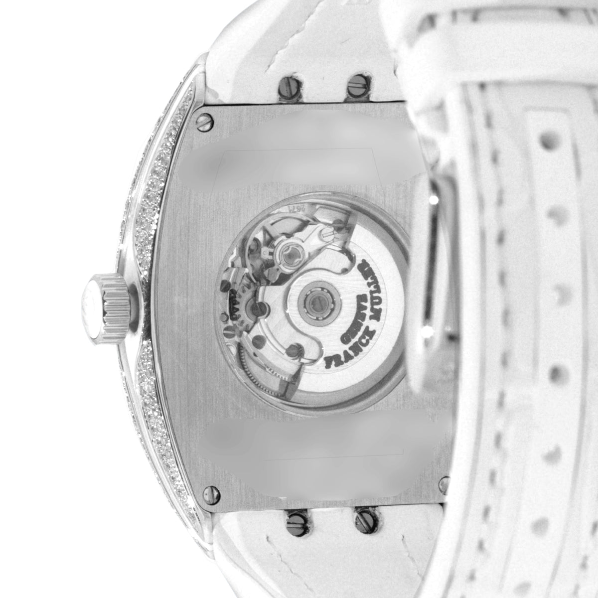 Franck Muller Vanguard V 32 SC AT FO AC.BLC (BLC.COL DRM AC) (White Dial, Color of Dreams, Full Aftersetting)