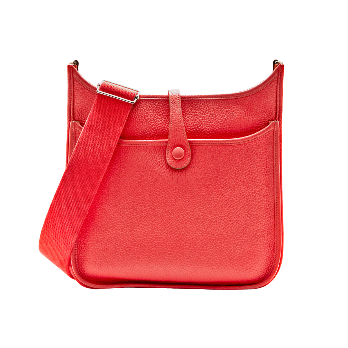 Hermès Evelyne PM Rose Jaipur Clemence PHW P