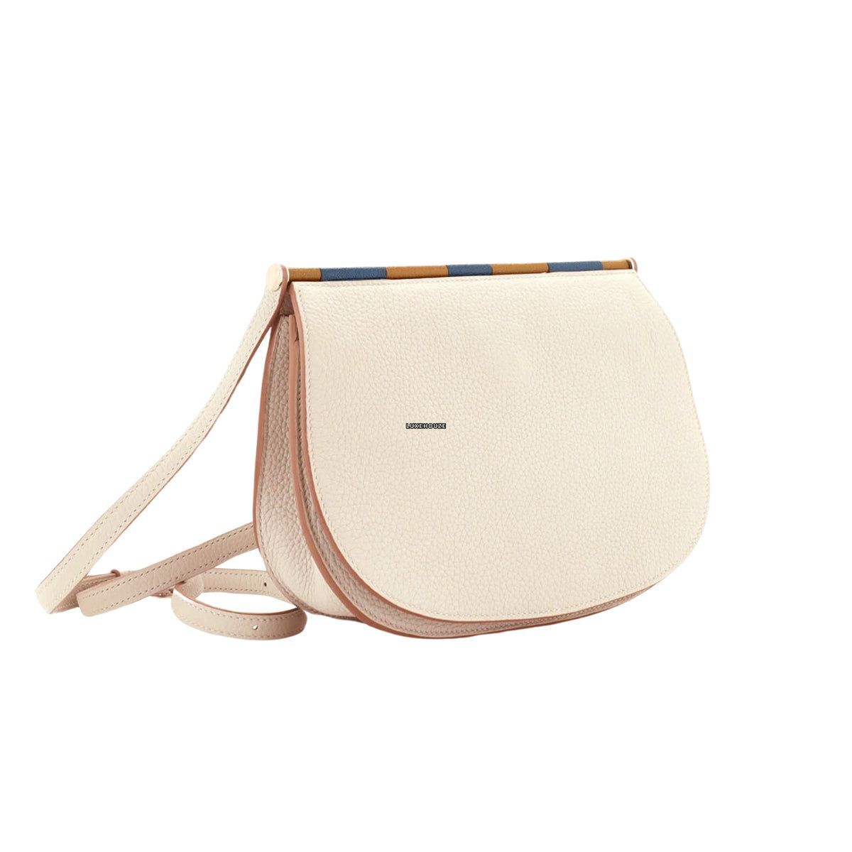 Hermes Saut 25 Crossbody Nata Clemènce PHW Z