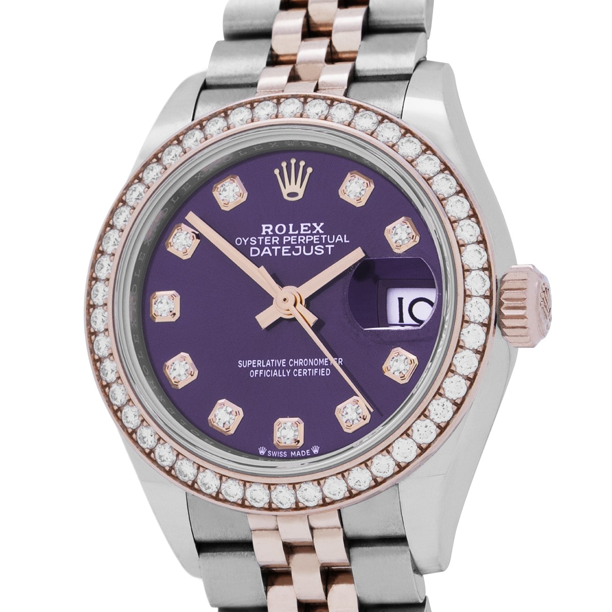 Rolex Lady-Datejust 28 279381RBR Purple Jubilee