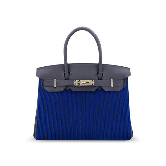 Hermès Birkin 30 Cote Caban/ Blue Saphire PBHW B
