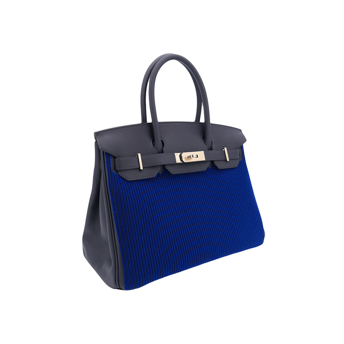 Hermès Birkin 30 Cote Caban/ Blue Saphire PBHW B