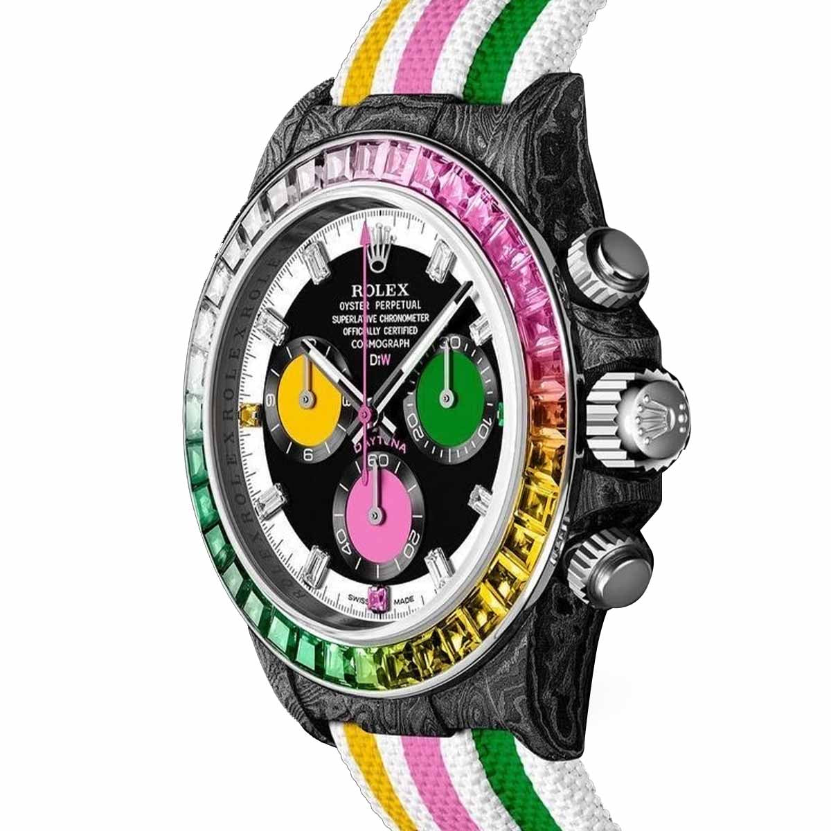 Rolex DiW Daytona rainbow Candy