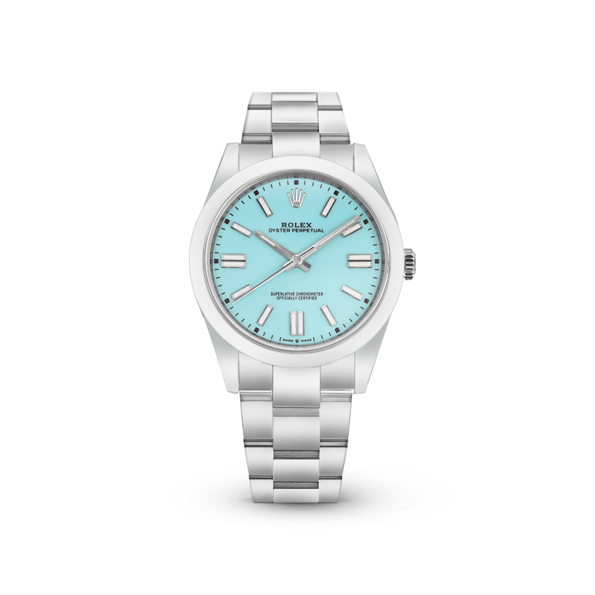 Rolex Oyster Perpetual 41 124300 Tiffany Blue