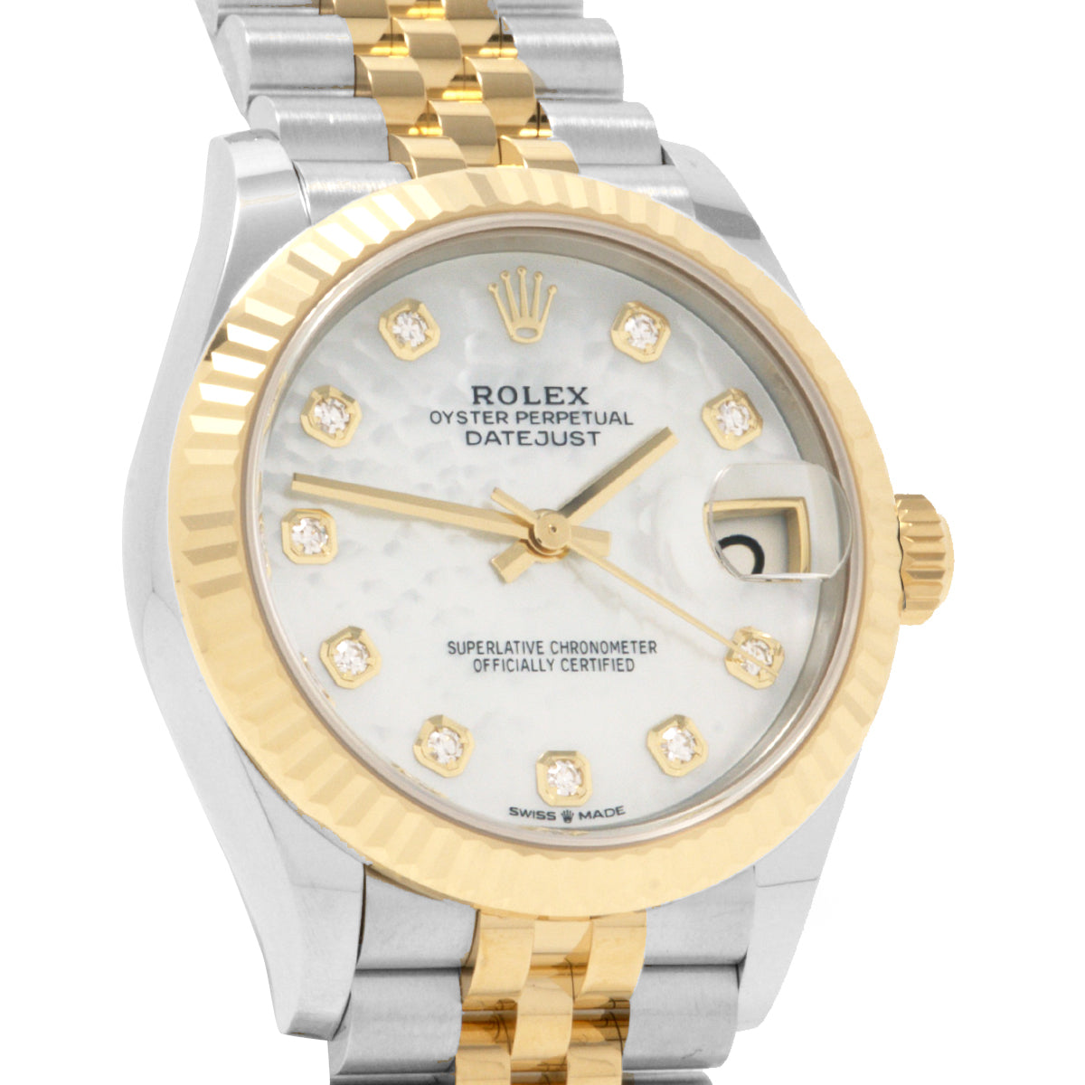 Rolex Datejust 31 278273NG White MOP Jubilee