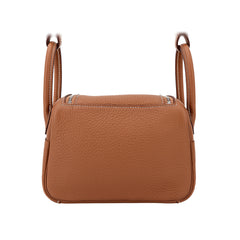 Hermes Mini Lindy Gold Clemence PHW W