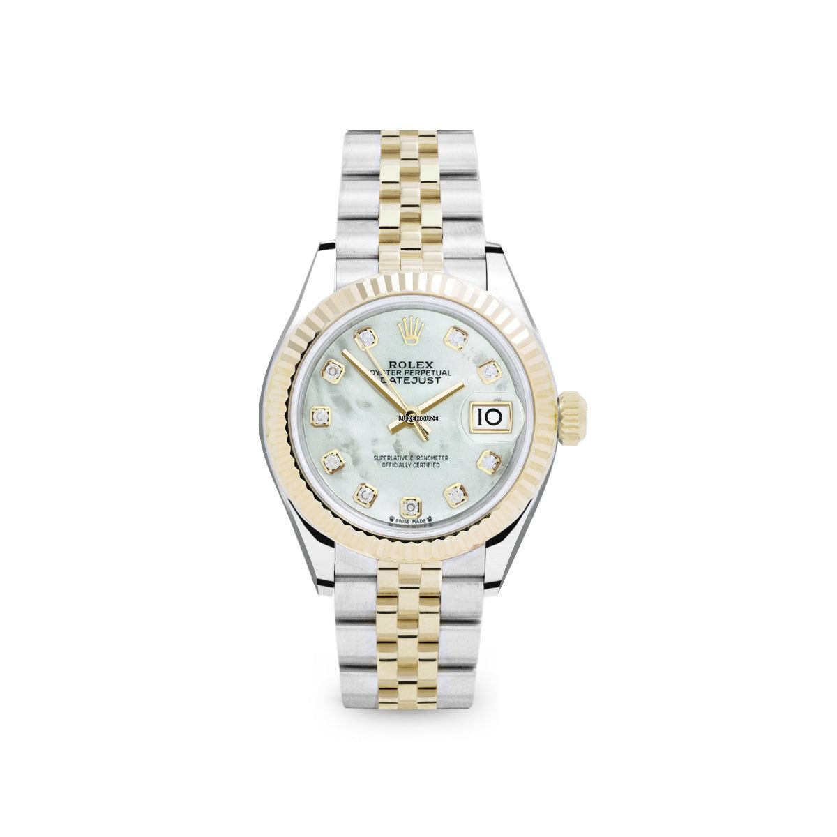 Rolex Lady Datejust 28 279173NG White MOP Jubilee