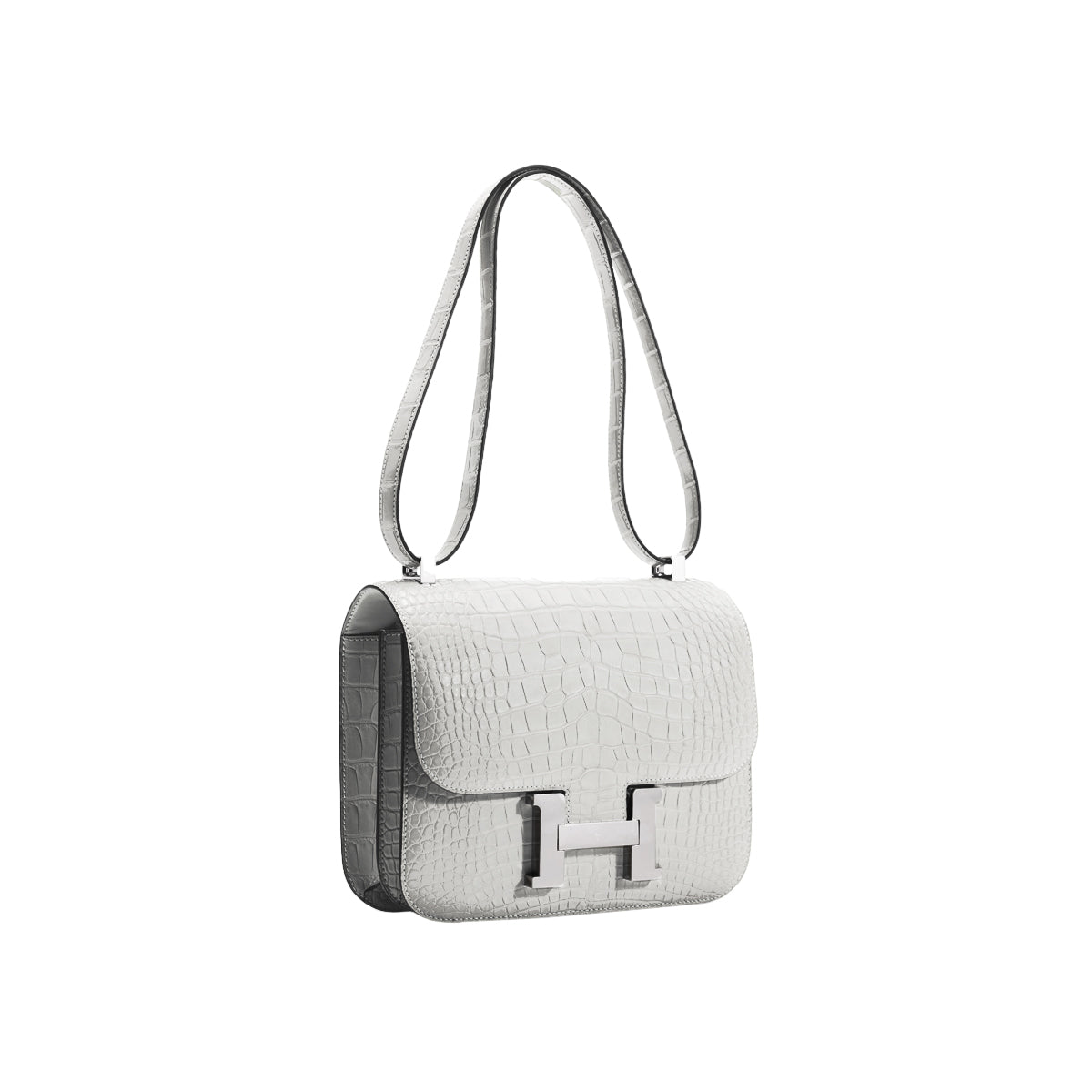 Hermès Constance 24 Gris Perle Alligator Matte PHW A