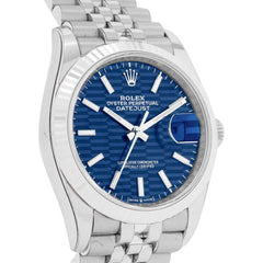 Rolex Datejust 36 126234 Blue Motif Jubilee