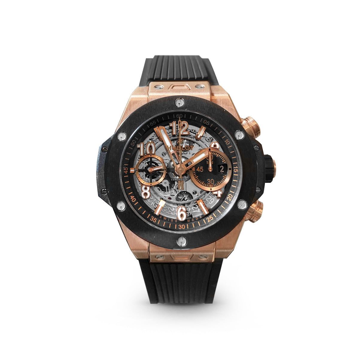 Hublot Big Bang Unico King Gold Ceramic 421.OM.1180.RX Black