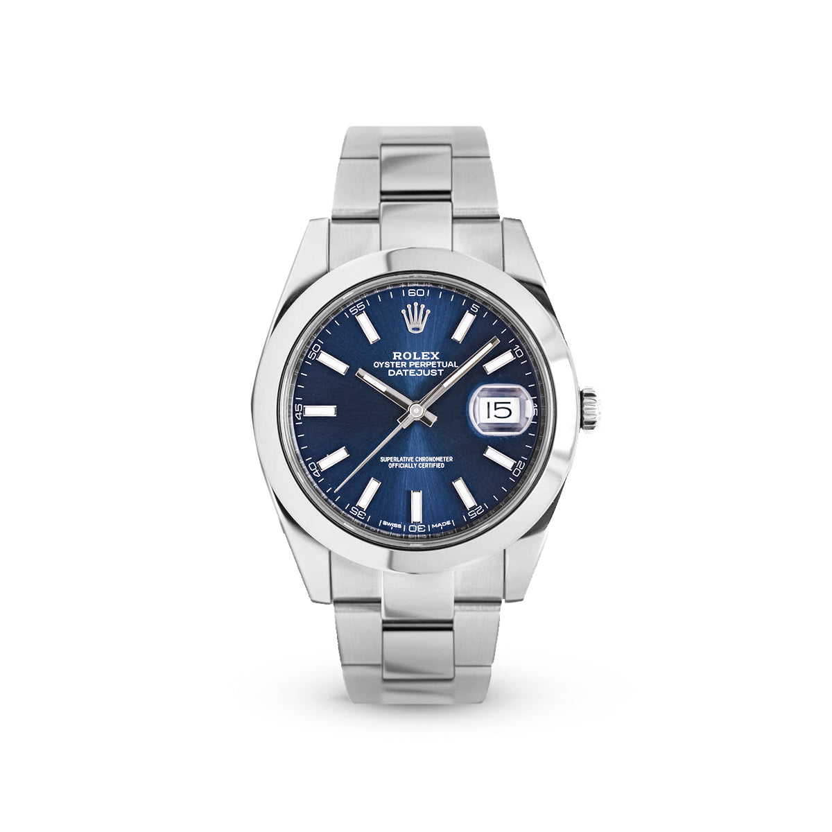 Rolex Datejust 41 126300 Blue Index Oyster