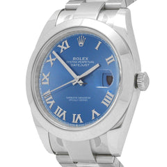 Rolex Datejust 41 126300 Blue Roman Oyster