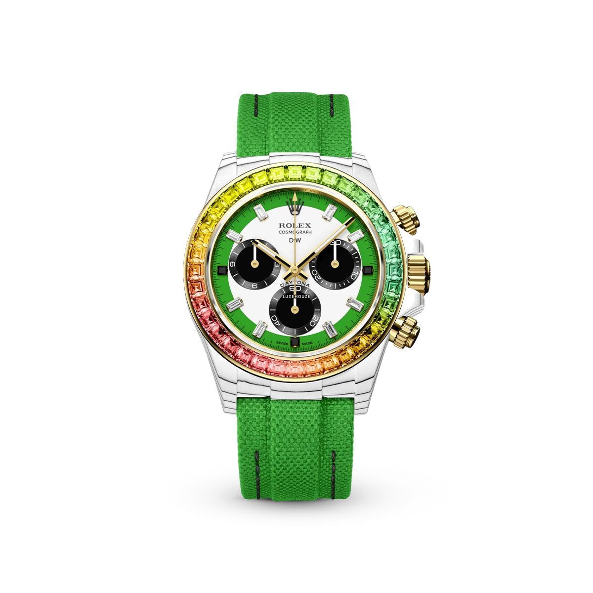 DiW Daytona Carbon Rainbow Wild Green