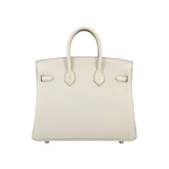 Hermes Birkin 25 Touch Beton Togo Alligator Matte PHW U