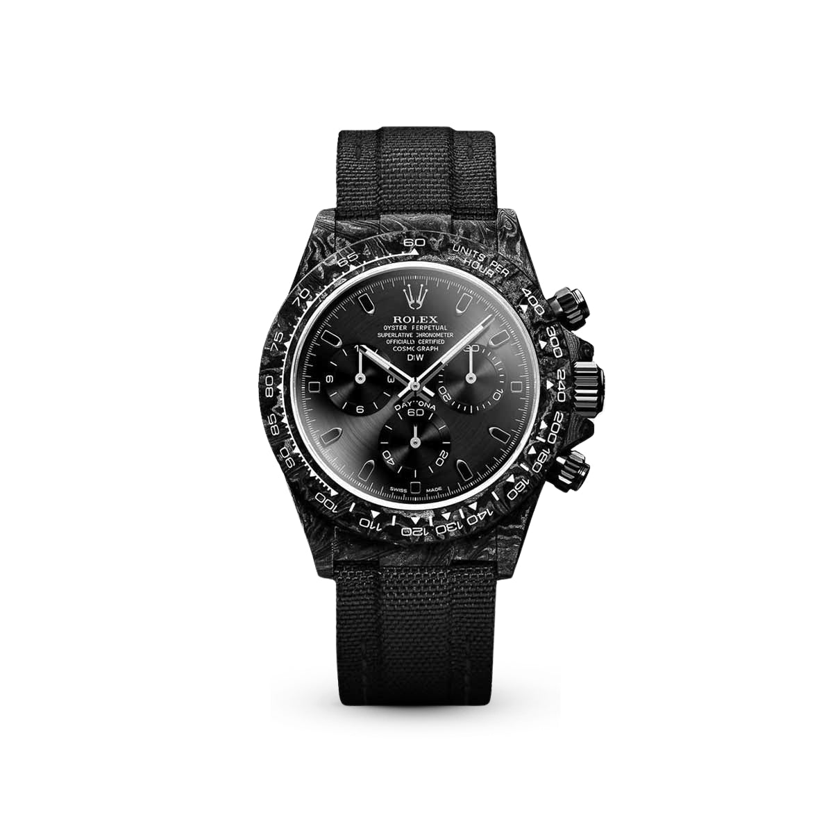 DiW Daytona All Black Carbon Watches DiW 