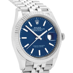 Rolexx Datejust 36 126234 Blue Index Jubilee