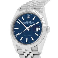 Rolexx Datejust 36 126234 Blue Index Jubilee
