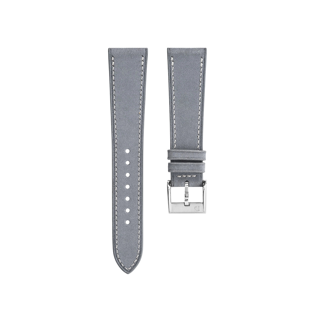 Delugs Light Grey Nubuck Slim Strap