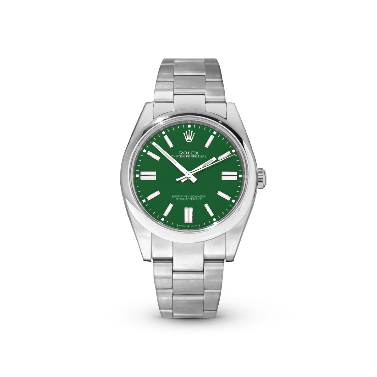 Rolex Oyster Perpetual 41 124300 Green Oyster