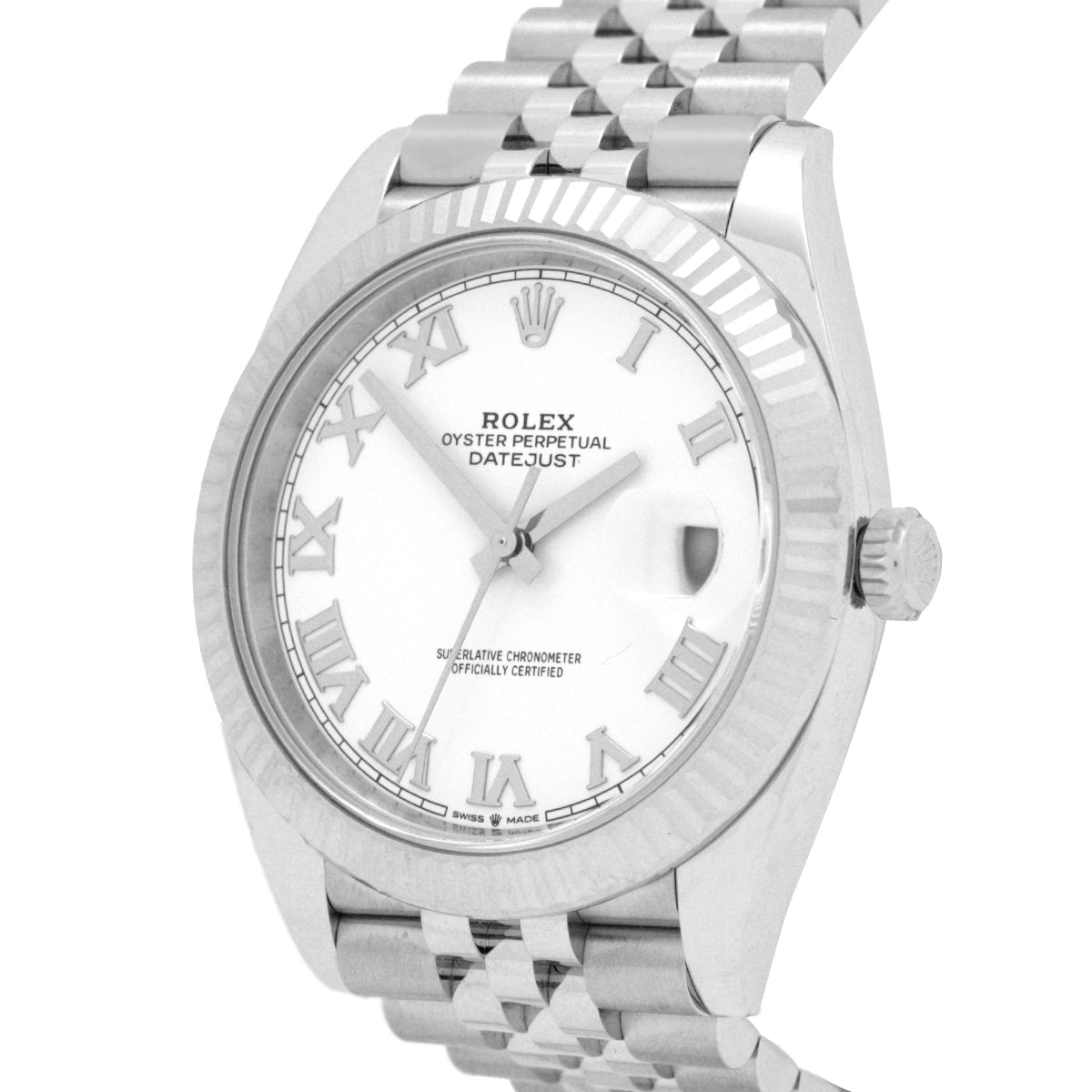 Rolex Datejust 41 126334 White Roman Jubilee