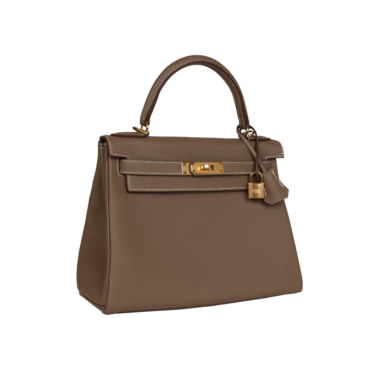 Hermes Kelly 28 Etoupe Togo GHW W