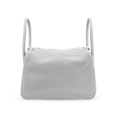 Hermès Lindy 26 Blue Glacier Clemence PHW W