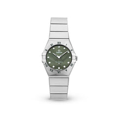 Omega Constellation Quartz 13110286060001 Green Dial, Bracelet Green