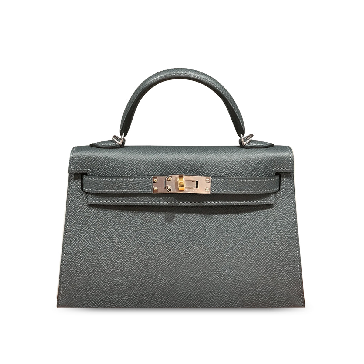 Hermes Kelly 20 Ardoise Epsom Electrum Hardware W