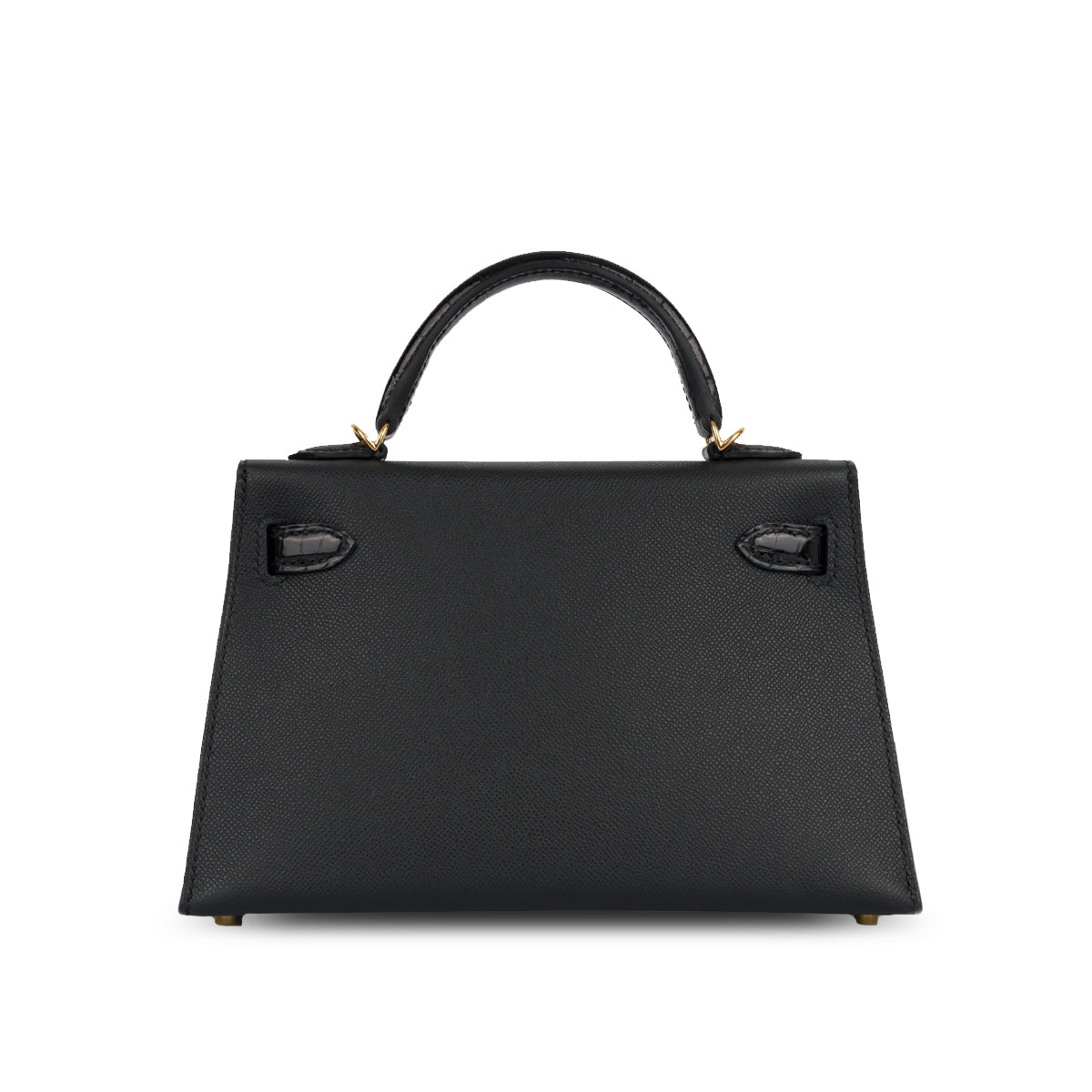 Hermes Kelly 20 Touch Black Madame/ Alligator GHW W