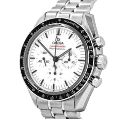 Omega Speedmaster Moonwatch 31030425004001 White Dial, Bracelet