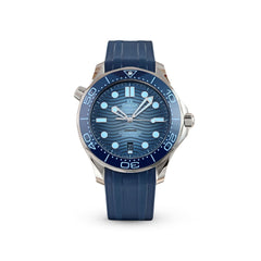 Omega Seamaster Diver 300M 21032422003002 Blue Dial, Rubber Strap