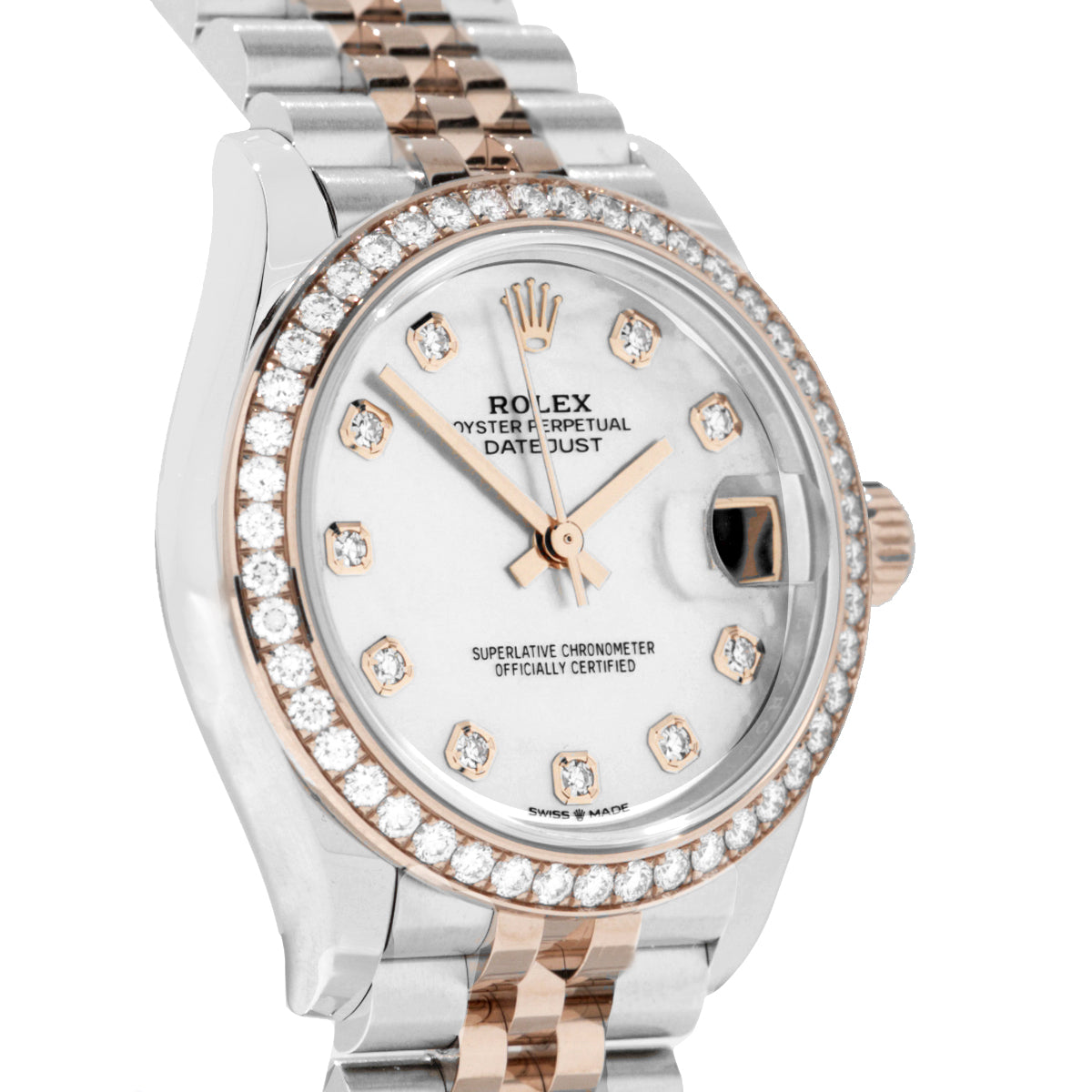 Rolex Datejust 31 278381RBR White MOP Jubilee