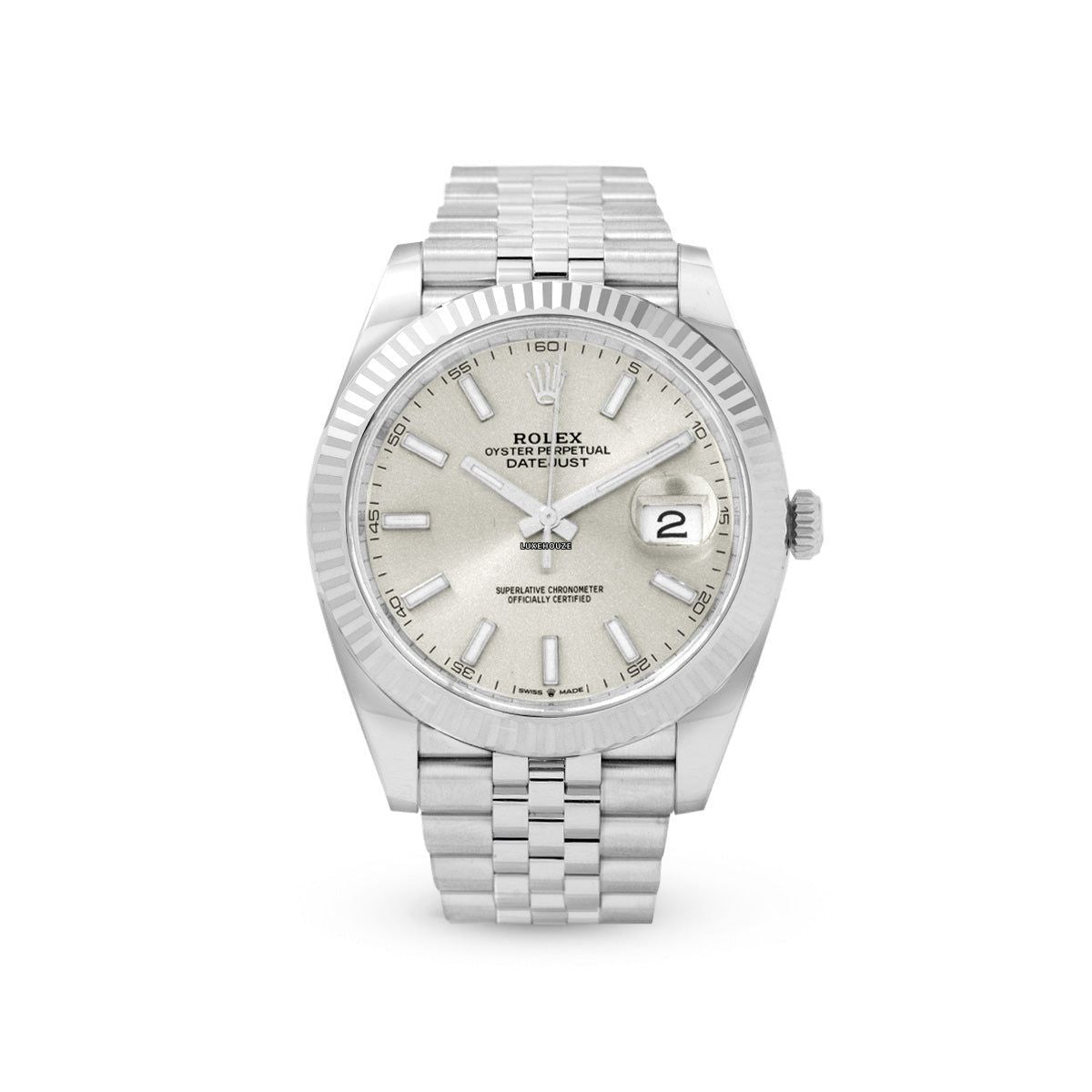 Rolex Datejust 41 126334 Silver Index Jubilee