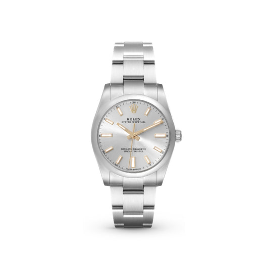 Rolex Oyster Perpetual 34 124200 Silver